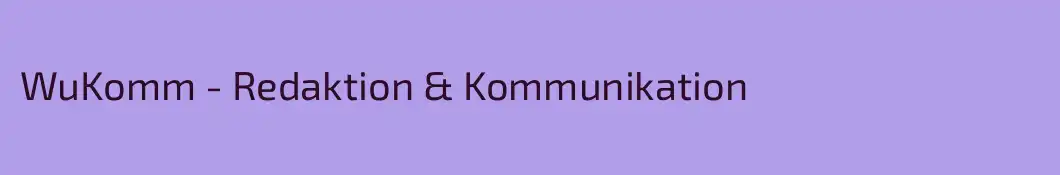 WuKomm - Redaktion & Kommunikation